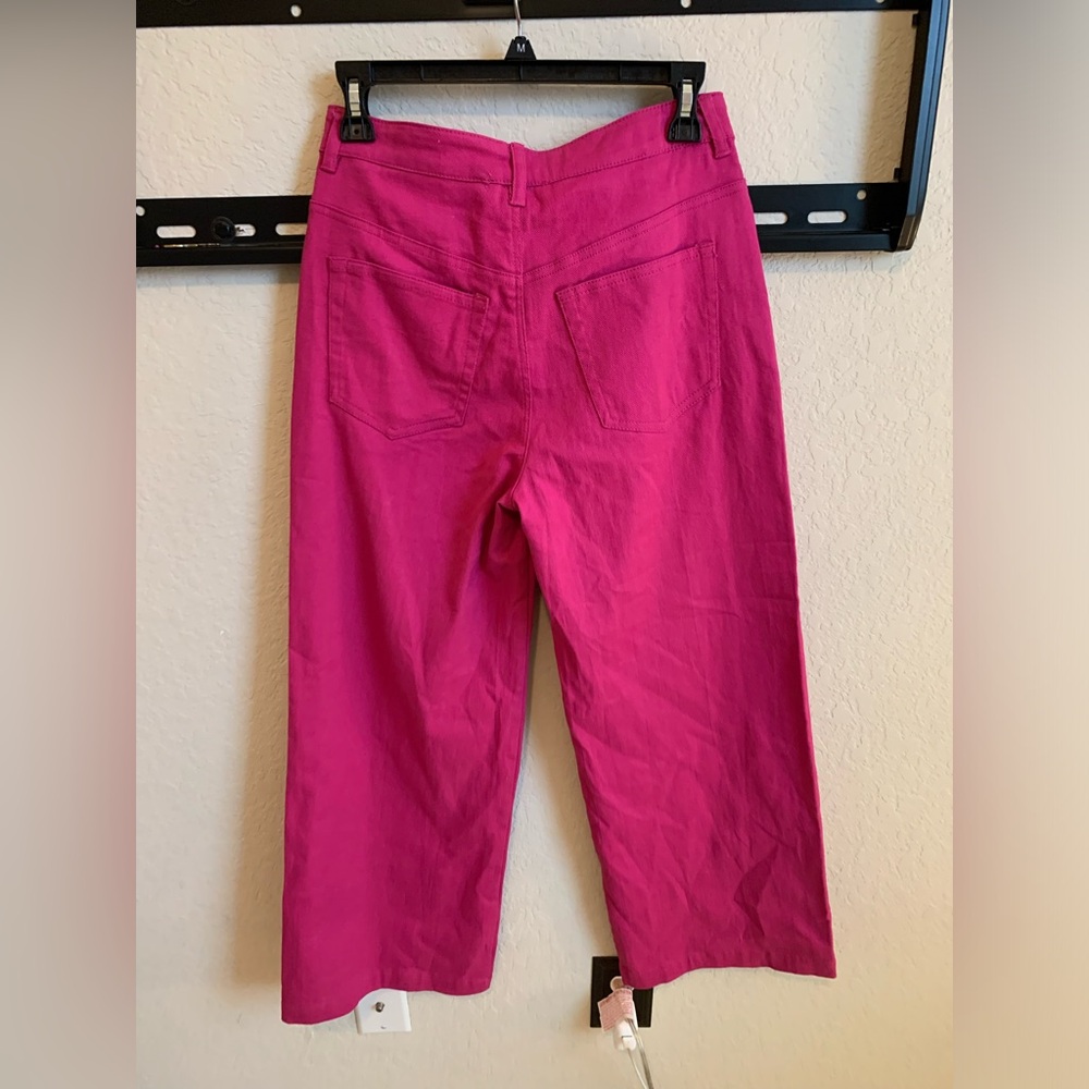 entro Hot Pink Wide-Leg Pants - Picture 9 of 13